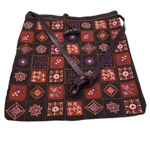 Sigrid Olsen Patterned Handbag / Shoulder Bag, Approx. 14 x 16